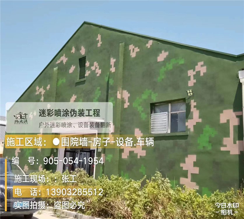 株洲外墙数码迷彩漆施工报价清单(100㎡标准墙面测算)