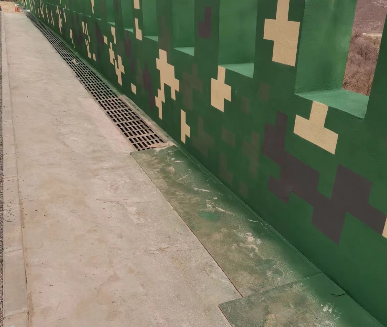 株洲围墙迷彩喷涂,数迷彩漆